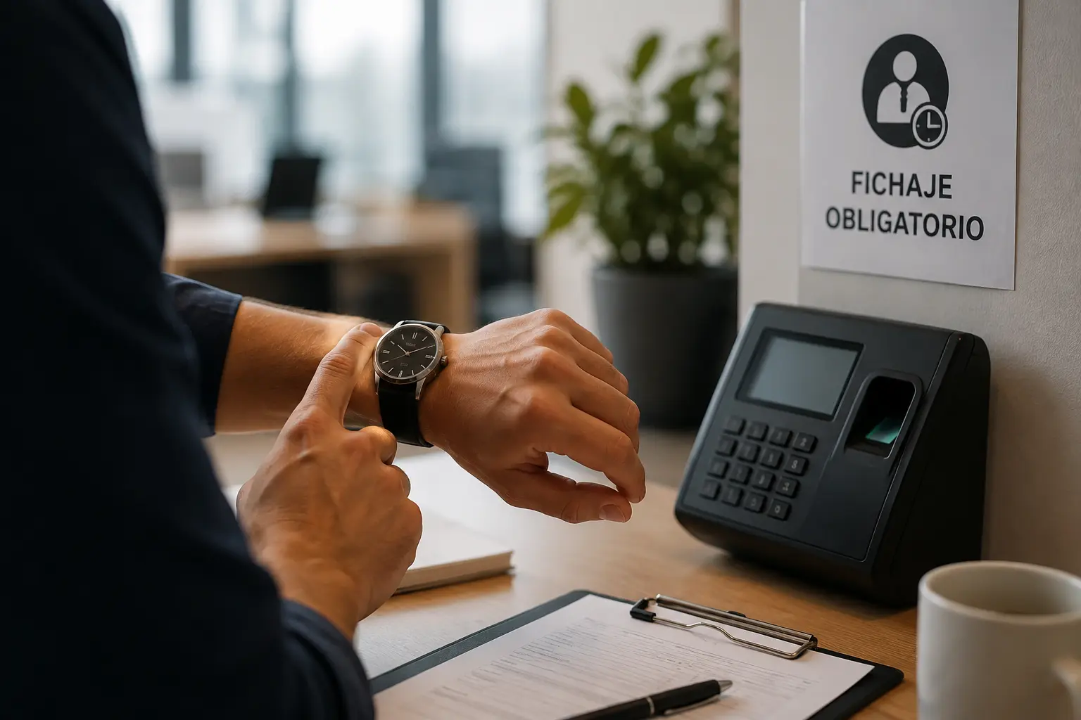 ¿Puede una empresa modificar un fichaje?